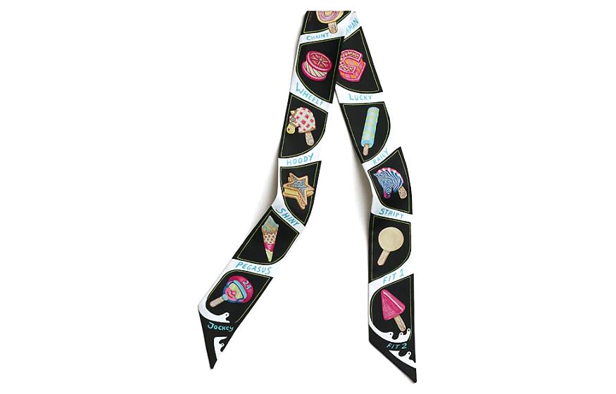 HERMES Шёлковый шарф Mulberry чёрный, Black
HERMES Шёлковый шарф Mulberry чёрный, Black