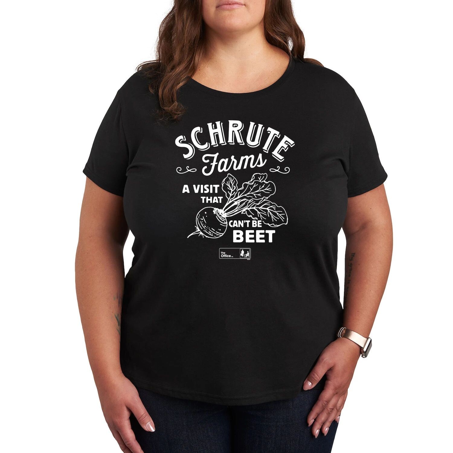 Детская футболка больших размеров The Office Schrute Farms Licensed Character, черный
Детская футболка больших размеров The Office Schrute Farms Licensed Character, черный