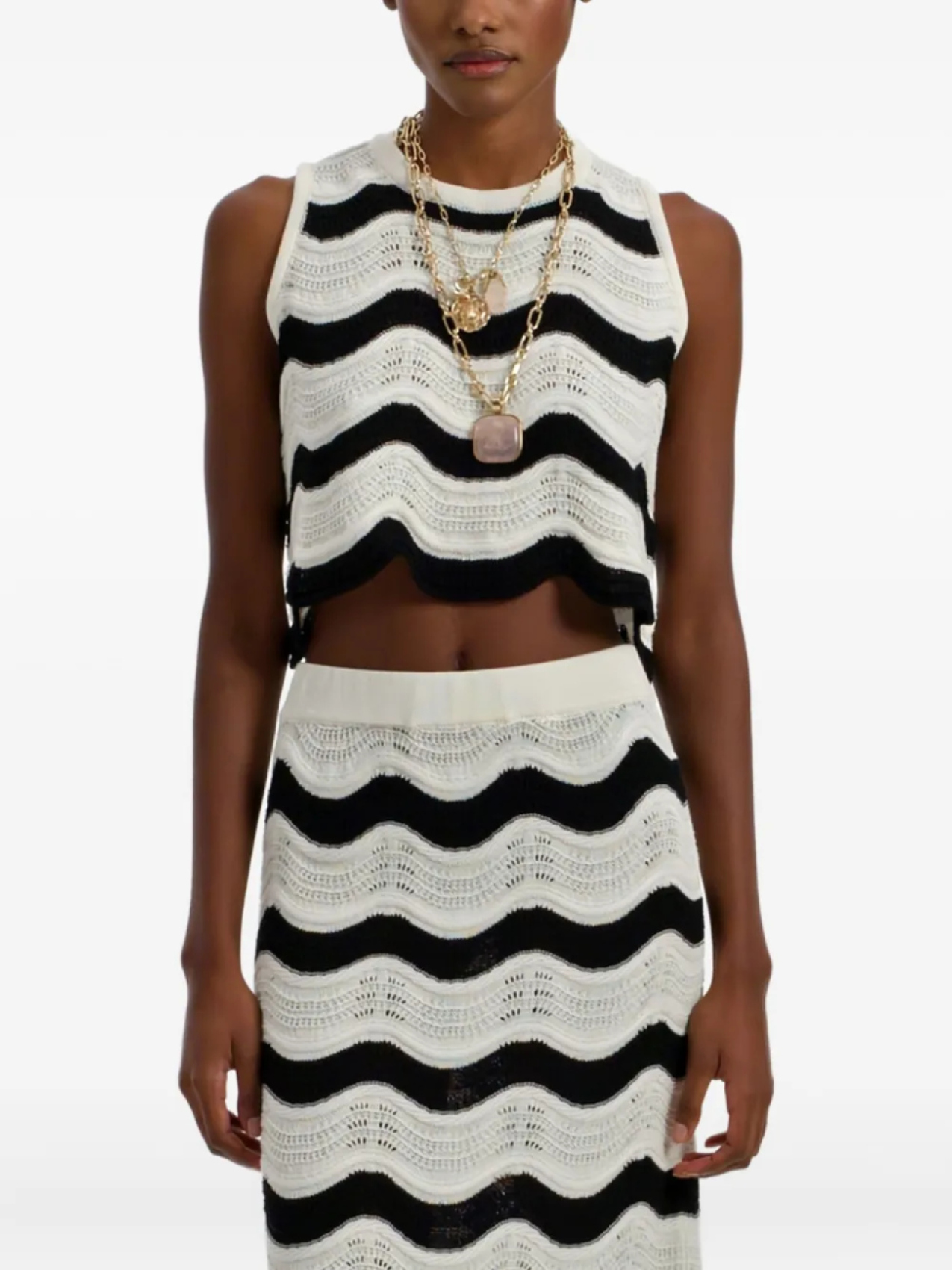 Топ с волнистым узором La DoubleJ, черный
Топ с волнистым узором La DoubleJ, черный