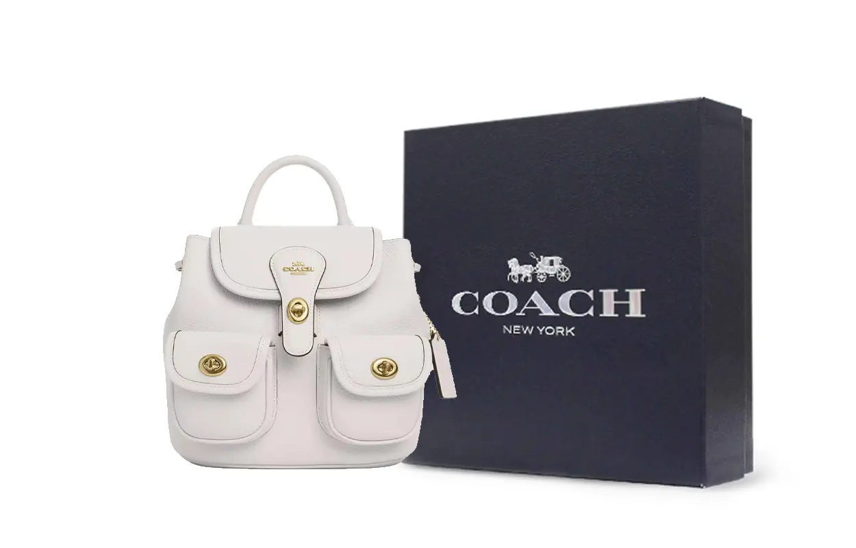Coach Кожаный рюкзак Hadley, средний размер, женский, белый
Coach Кожаный рюкзак Hadley, средний размер, женский, белый