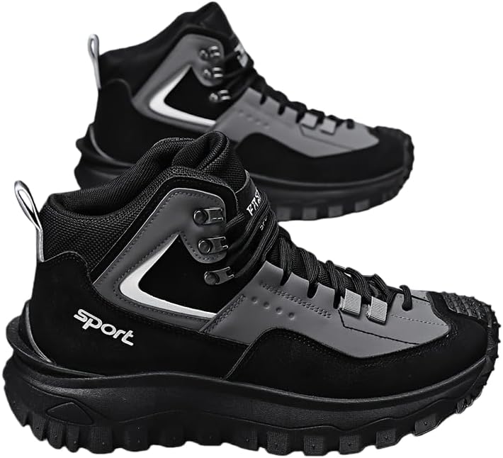 Мужские прогулочные кроссовки в модном уличном спортивном стиле, классический износостойкий и противоскользящий дизайн, верх из полиуретана с цветовыми блоками Minlaidian, черный/серый
Мужские прогулочные кроссовки в модном уличном спортивном стиле, классический износостойкий и противоскользящий дизайн, верх из полиуретана с цветовыми блоками Minlaidian, черный/серый