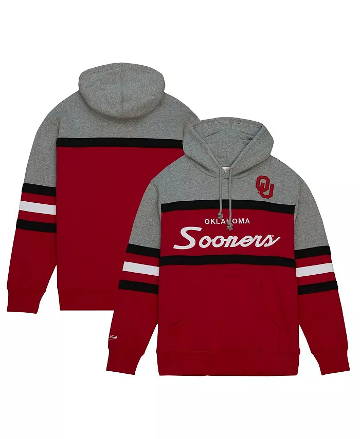 Мужская красная толстовка с капюшоном Oklahoma Sooners Head Coach Mitchell & Ness
Мужская красная толстовка с капюшоном Oklahoma Sooners Head Coach Mitchell & Ness