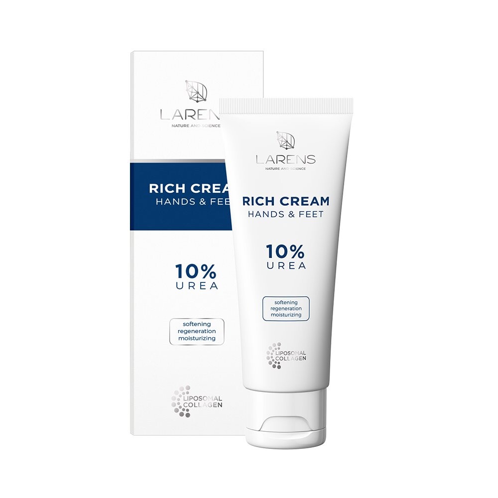 Larens, Rich Cream, Крем для рук и ног 10% мочевина, 75 мл
Larens, Rich Cream, Крем для рук и ног 10% мочевина, 75 мл