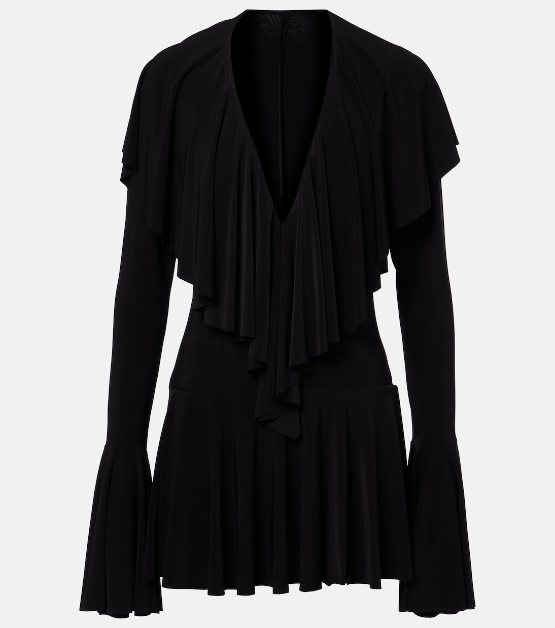 Платье-боди из джерси с рюшами Norma Kamali, черный
Платье-боди из джерси с рюшами Norma Kamali, черный