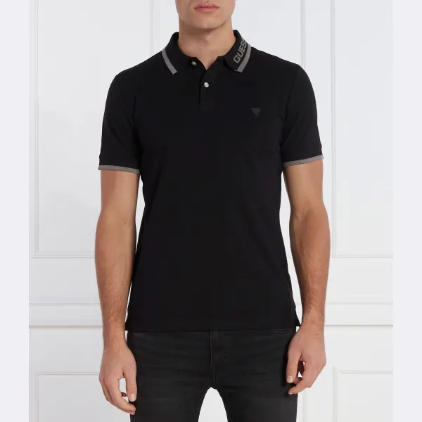 Рубашка поло стандартного кроя Guess, черный
Рубашка поло стандартного кроя Guess, черный