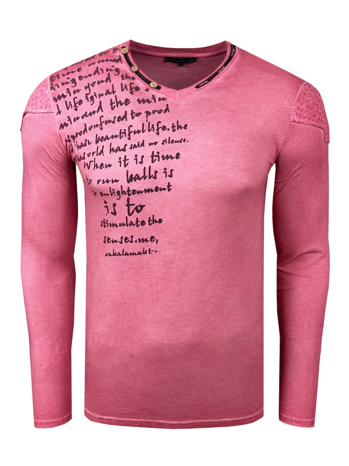 Длинная рубашка с V-образным вырезом розового цвета Rusty Neal
Длинная рубашка с V-образным вырезом розового цвета Rusty Neal