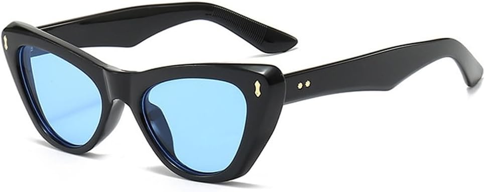 Мужские солнцезащитные очки «кошачий глаз» в стиле ретро с заклепками, оранжево-голубые оттенки, защита от ультрафиолета UV400, модные женские солнцезащитные очки WNCKSQ, Black Blue
Мужские солнцезащитные очки «кошачий глаз» в стиле ретро с заклепками, оранжево-голубые оттенки, защита от ультрафиолета UV400, модные женские солнцезащитные очки WNCKSQ, Black Blue