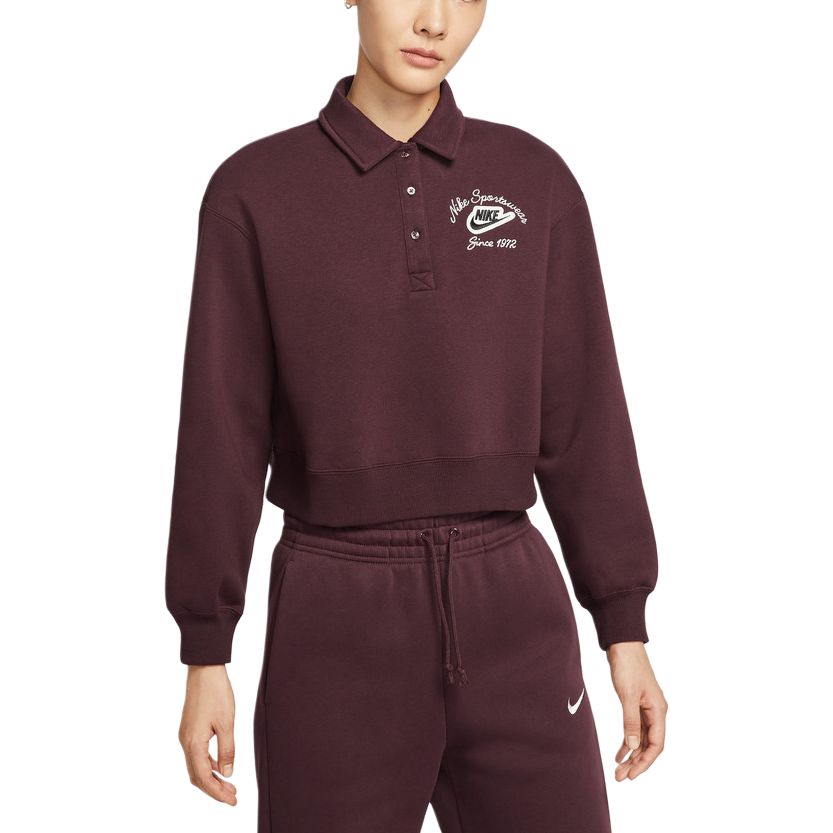 Спортивный свитшот с воротником PHNX для женщин Nike, Burgundy
Спортивный свитшот с воротником PHNX для женщин Nike, Burgundy