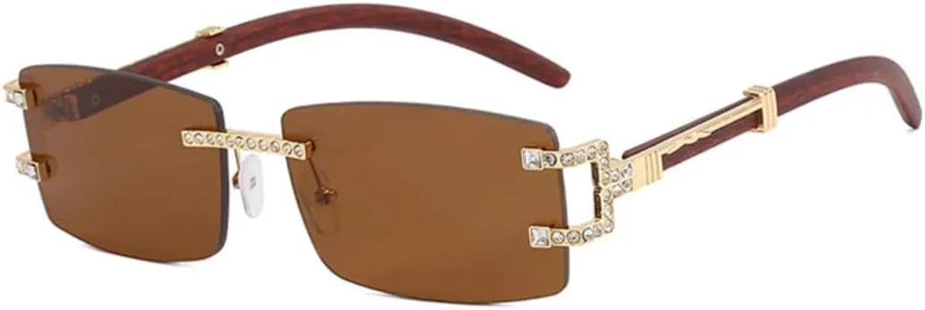 Солнцезащитные очки с защитой UV400 | Металлическая оправа в стиле панк | для женщин и мужчин | для занятий спортом на открытом воздухе и вождения DSVIGF, Gold Brown
Солнцезащитные очки с защитой UV400 | Металлическая оправа в стиле панк | для женщин и мужчин | для занятий спортом на открытом воздухе и вождения DSVIGF, Gold Brown