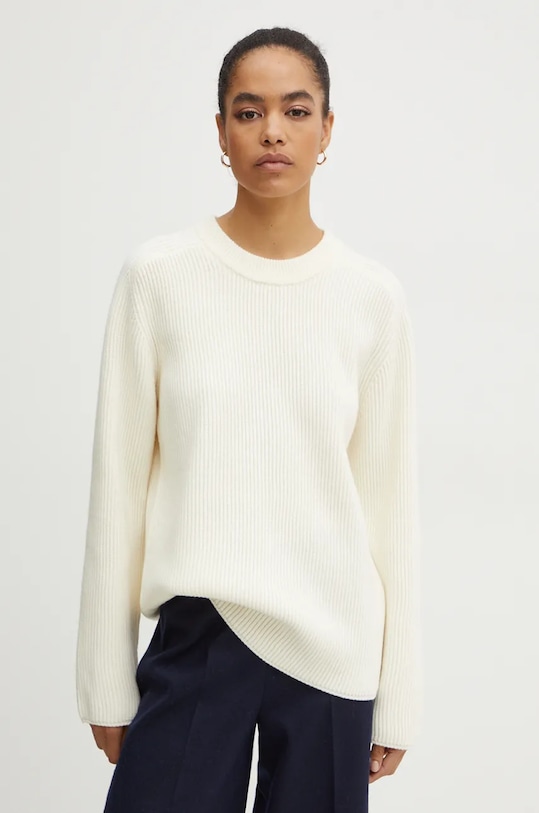 Шерстяной свитер Michael Michael Kors, бежевый
Шерстяной свитер Michael Michael Kors, бежевый