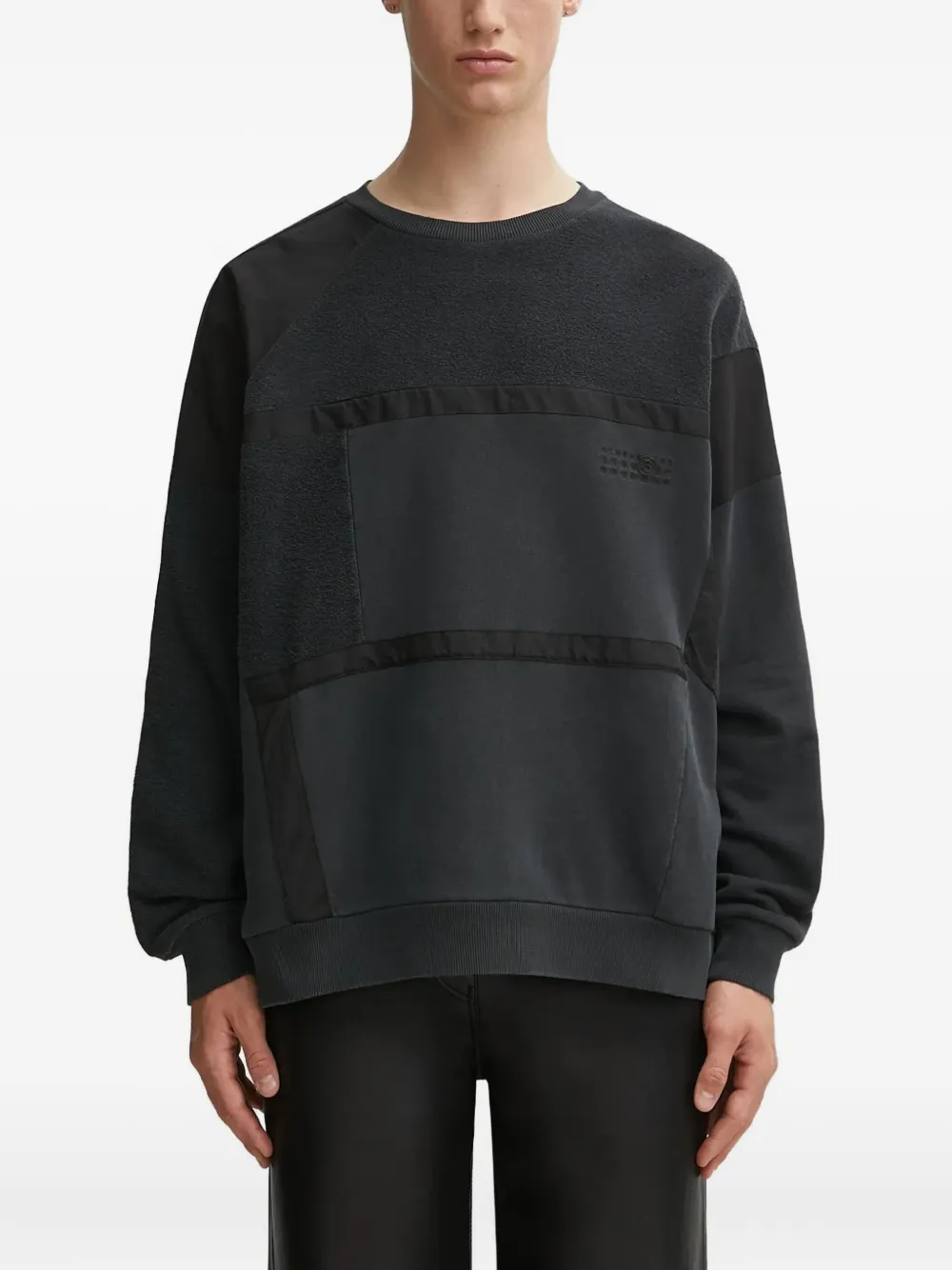 Толстовка со вставками Mm6 Maison Margiela, черный
Толстовка со вставками Mm6 Maison Margiela, черный