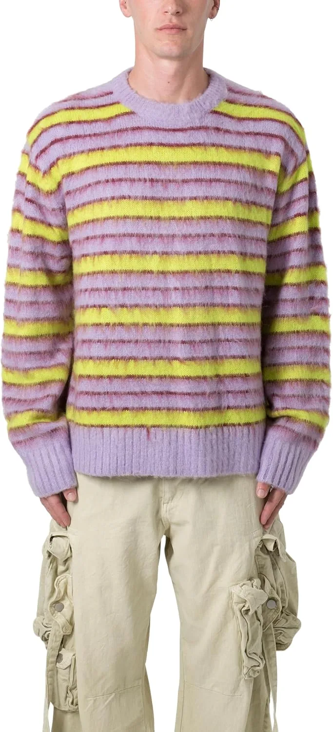 Mnml Men's полосатый свитер из мохера
Mnml Men's полосатый свитер из мохера