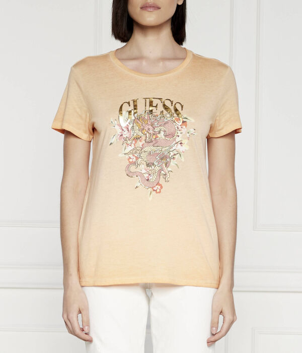 Футболка с драконом easy Regular fit Guess Jeans, оранжевый
Футболка с драконом easy Regular fit Guess Jeans, оранжевый