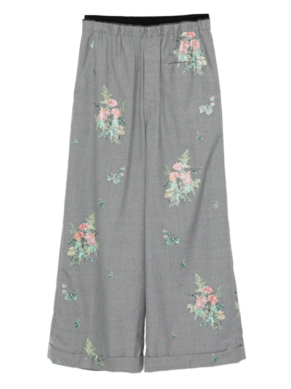 Брюки с цветочной вышивкой Bed J.W. Ford, серый
Брюки с цветочной вышивкой Bed J.W. Ford, серый