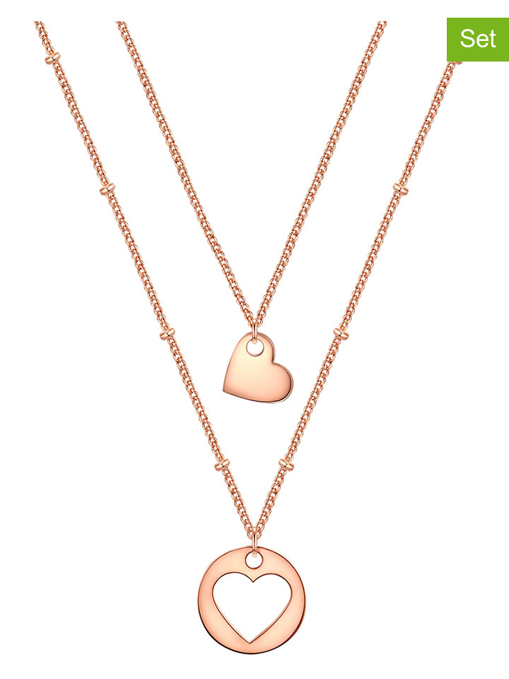 Eastside NY Комплект из 2 штук: Колье из розового золота с подвесками - (Д) 40 см
Eastside NY Комплект из 2 штук: Колье из розового золота с подвесками - (Д) 40 см