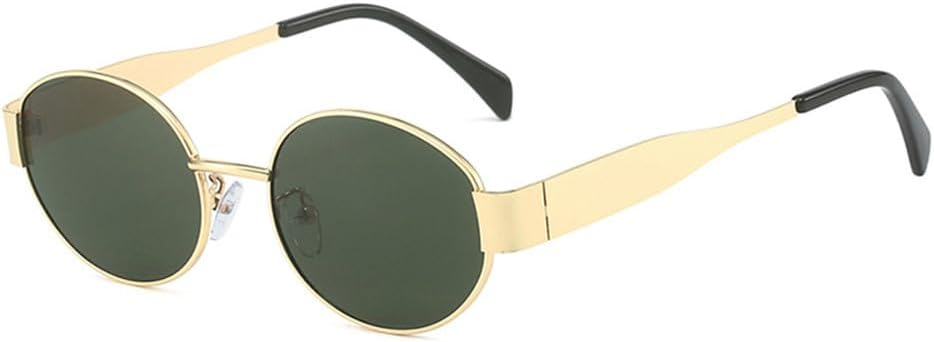 Женские солнцезащитные очки в металлической оправе с защитой от УФ-излучения UV400, мужские — с градиентным покрытием, для занятий спортом на открытом воздухе, бега и езды на велосипеде UYPTK, Golden Dark Green
Женские солнцезащитные очки в металлической оправе с защитой от УФ-излучения UV400, мужские — с градиентным покрытием, для занятий спортом на открытом воздухе, бега и езды на велосипеде UYPTK, Golden Dark Green