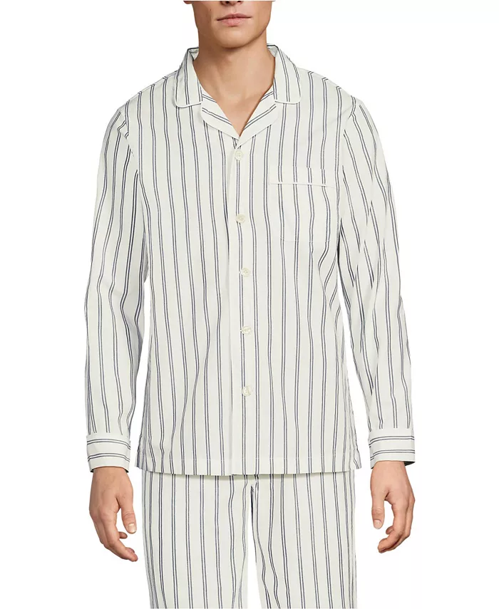 Мужская пижамная рубашка Essential Lands' End, белый
Мужская пижамная рубашка Essential Lands' End, белый