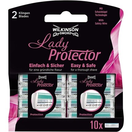Лезвия для женской бритвы Lady Protector, 10 шт., Wilkinson Sword
Лезвия для женской бритвы Lady Protector, 10 шт., Wilkinson Sword