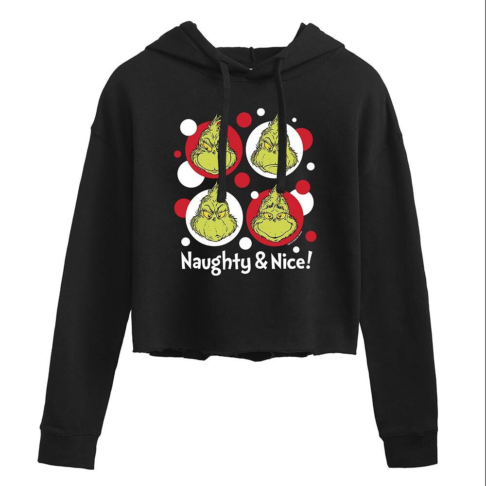 Укороченная толстовка с рисунком Dr. Seuss's The Grinch для юниоров Naughty & Nice Licensed Character, черный
Укороченная толстовка с рисунком Dr. Seuss's The Grinch для юниоров Naughty & Nice Licensed Character, черный