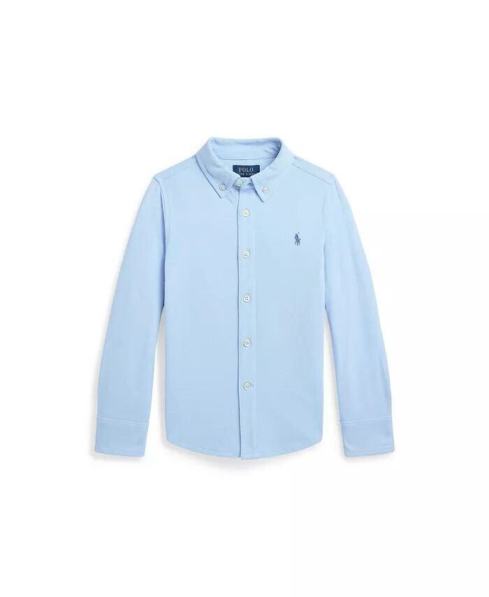 Рубашка из полулегкого хлопка из сетчатой ткани для малышей и мальчиков Polo Ralph Lauren, синий
Рубашка из полулегкого хлопка из сетчатой ткани для малышей и мальчиков Polo Ralph Lauren, синий