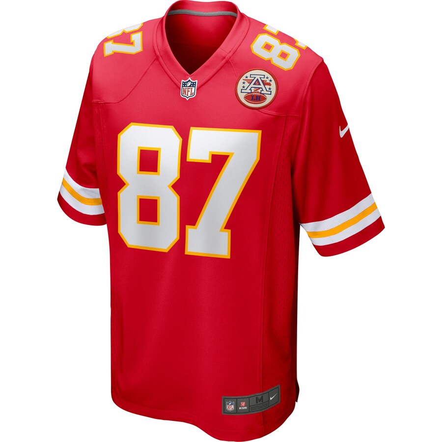 Джерси NIKE Kansas City Chiefs Patrick Mahomes 87, красный
Джерси NIKE Kansas City Chiefs Patrick Mahomes 87, красный