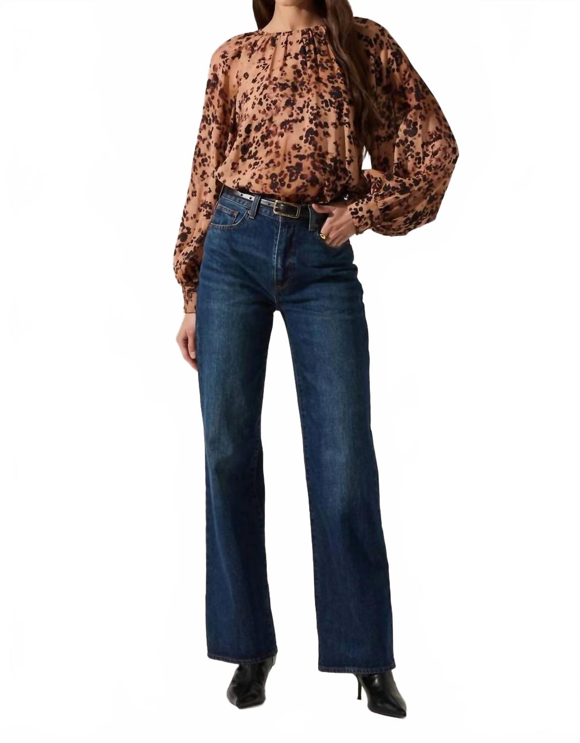 Топ Reyen с рукавами-фонариками, серо-коричневый с леопардовым принтом Astr, Taupe Leopard Print
Топ Reyen с рукавами-фонариками, серо-коричневый с леопардовым принтом Astr, Taupe Leopard Print