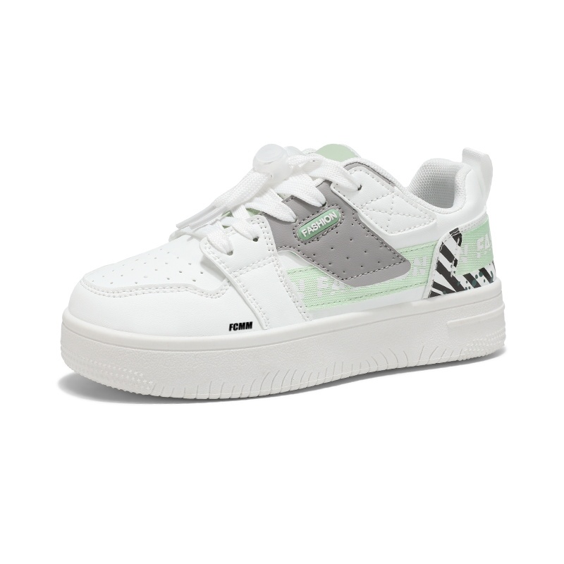 Низкие детские кроссовки для скейтбординга FCMM, белый/зеленый
Низкие детские кроссовки для скейтбординга FCMM, белый/зеленый
