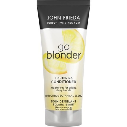 John Frieda Go Blonder Осветляющий кондиционер для светлых волос, дорожный размер, 75 мл
John Frieda Go Blonder Осветляющий кондиционер для светлых волос, дорожный размер, 75 мл