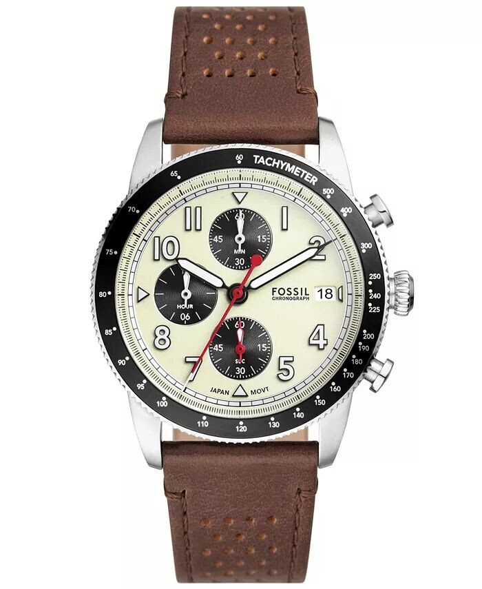 Мужские часы Sport Tourer Chronograph Brown LiteСкрытьКожаные часы 42 мм Fossil, коричневый
Мужские часы Sport Tourer Chronograph Brown LiteСкрытьКожаные часы 42 мм Fossil, коричневый