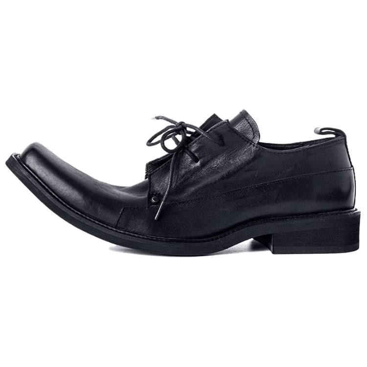 HUANXIANGZHE Туфли дерби с квадратным носком и приподнятым носком, повседневные кожаные туфли для мужчин, черные
HUANXIANGZHE Туфли дерби с квадратным носком и приподнятым носком, повседневные кожаные туфли для мужчин, черные