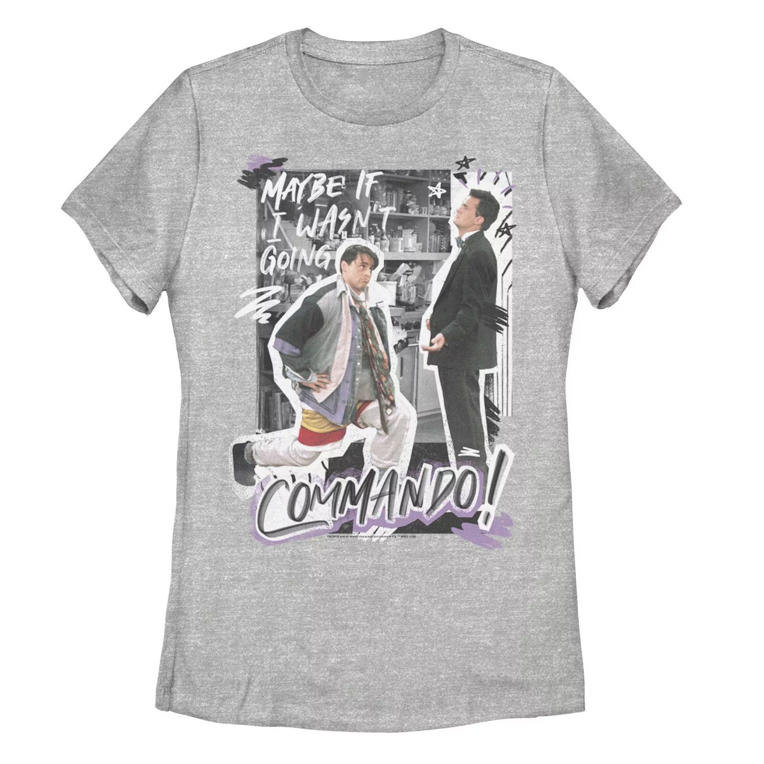 Футболка Juniors' Friends Commando с рисунком Licensed Character
Футболка Juniors' Friends Commando с рисунком Licensed Character