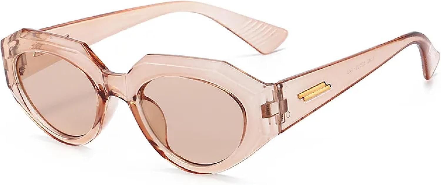 Модные панк-очки овальной формы для женщин, винтажные очки «кошачий глаз» для мужчин, очки в стиле стимпанк с леопардовым принтом и оранжевым оттенком, очки с защитой от УФ-излучения UV400 HHZZYVY, Brown-brown
Модные панк-очки овальной формы для женщин, винтажные очки «кошачий глаз» для мужчин, очки в стиле стимпанк с леопардовым принтом и оранжевым оттенком, очки с защитой от УФ-излучения UV400 HHZZYVY, Brown-brown