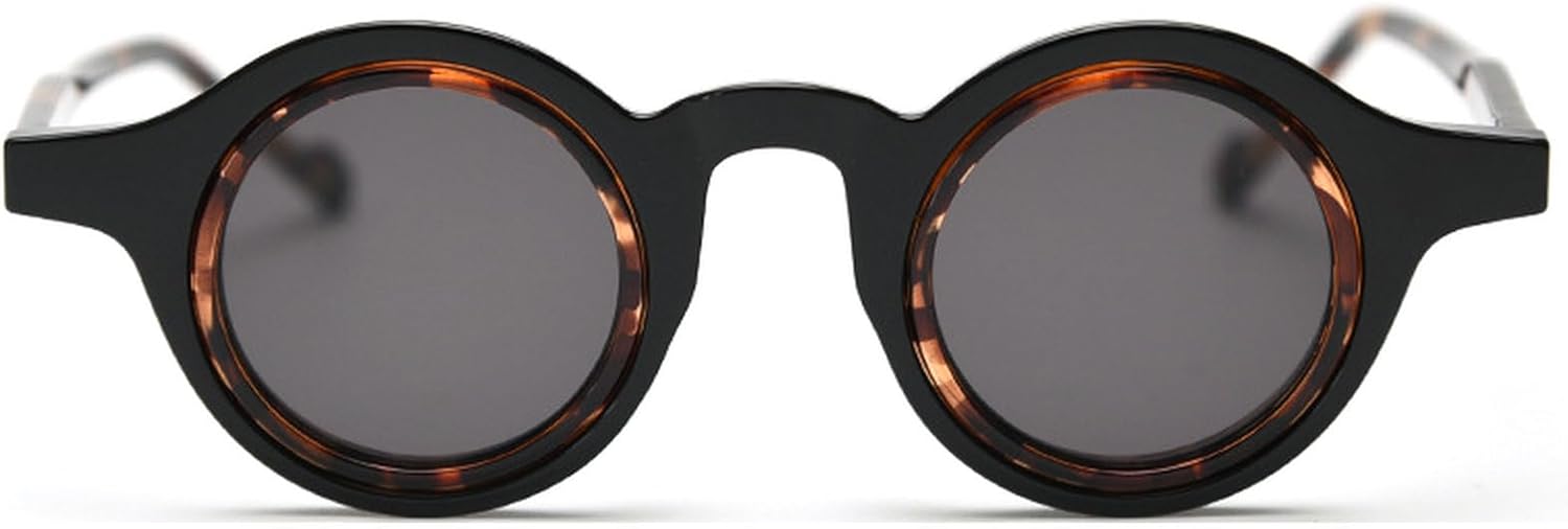 Ретро маленькие круглые солнцезащитные очки для женщин и мужчин, модные женские солнцезащитные очки с леопардовым принтом, защита от УФ-излучения UV400, мужские трендовые панк-солнцезащитные очки mincl, Black Leopard
Ретро маленькие круглые солнцезащитные очки для женщин и мужчин, модные женские солнцезащитные очки с леопардовым принтом, защита от УФ-излучения UV400, мужские трендовые панк-солнцезащитные очки mincl, Black Leopard