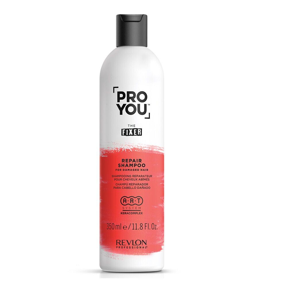 Регенерирующий шампунь для поврежденных волос Revlon Professional Pro You The Fixer Repair, 350 мл
Регенерирующий шампунь для поврежденных волос Revlon Professional Pro You The Fixer Repair, 350 мл
