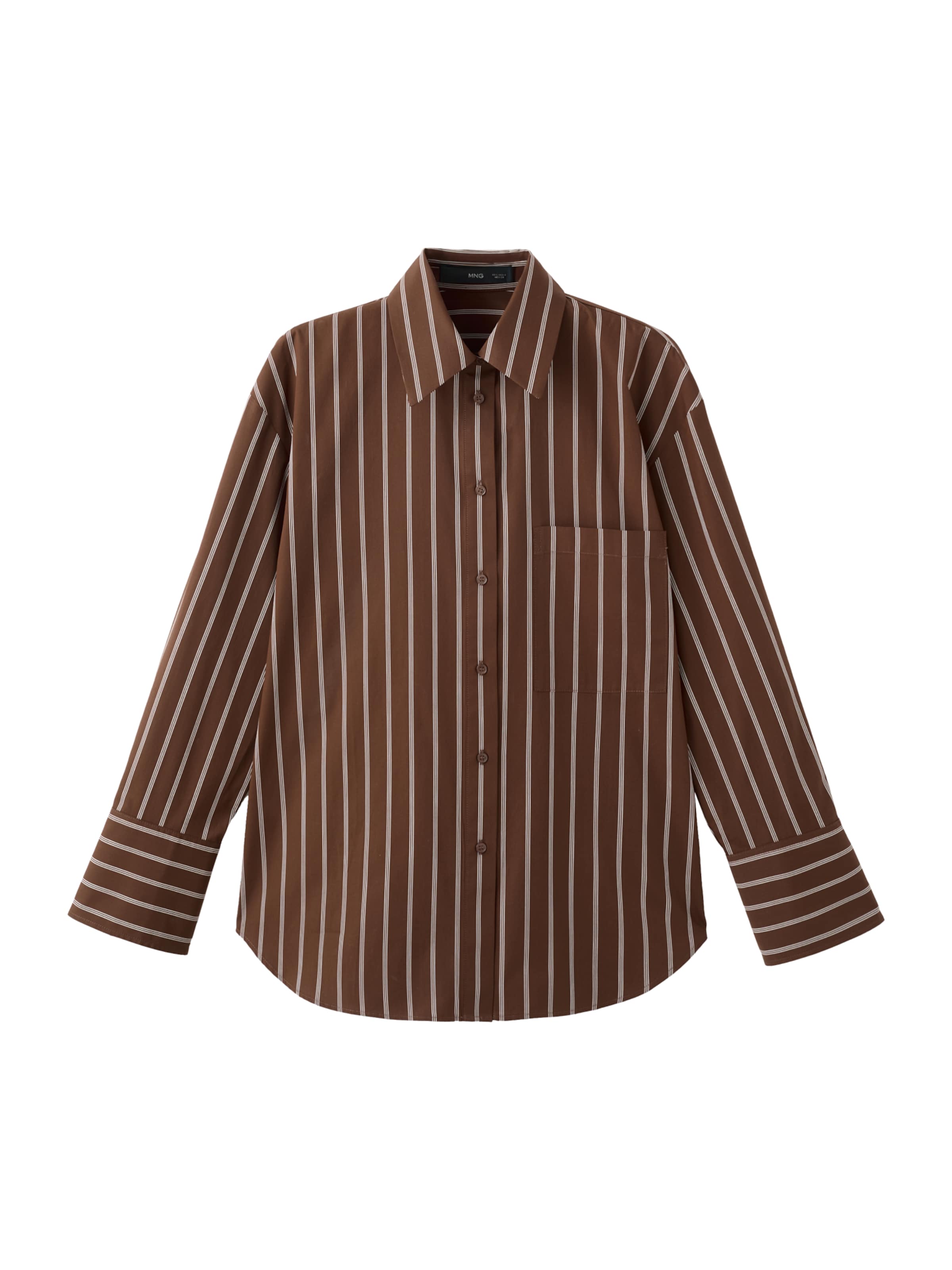 MANGO Рубашка 'LLAMA' в коричневом цвете
MANGO Рубашка 'LLAMA' в коричневом цвете