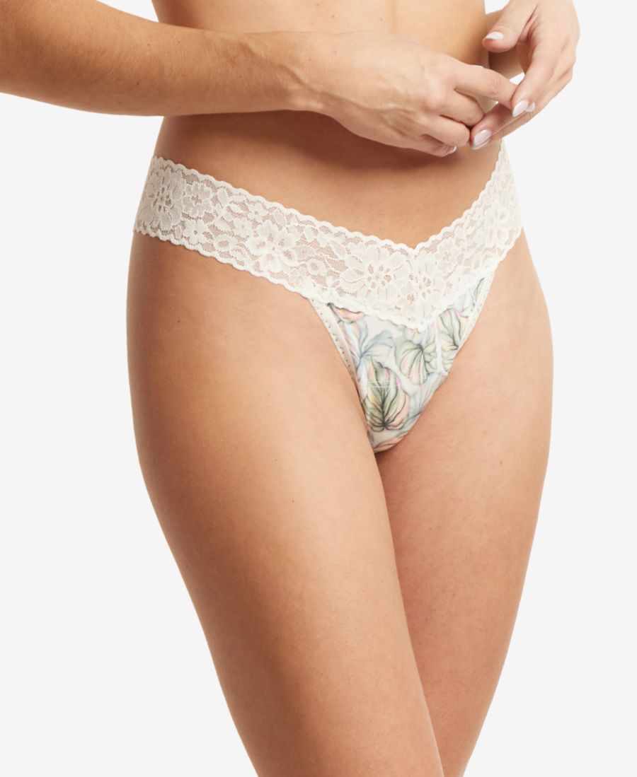 Женские трусики-стринги Dream Ease с принтом и низкой посадкой Hanky Panky, Begonia Leaf
Женские трусики-стринги Dream Ease с принтом и низкой посадкой Hanky Panky, Begonia Leaf
