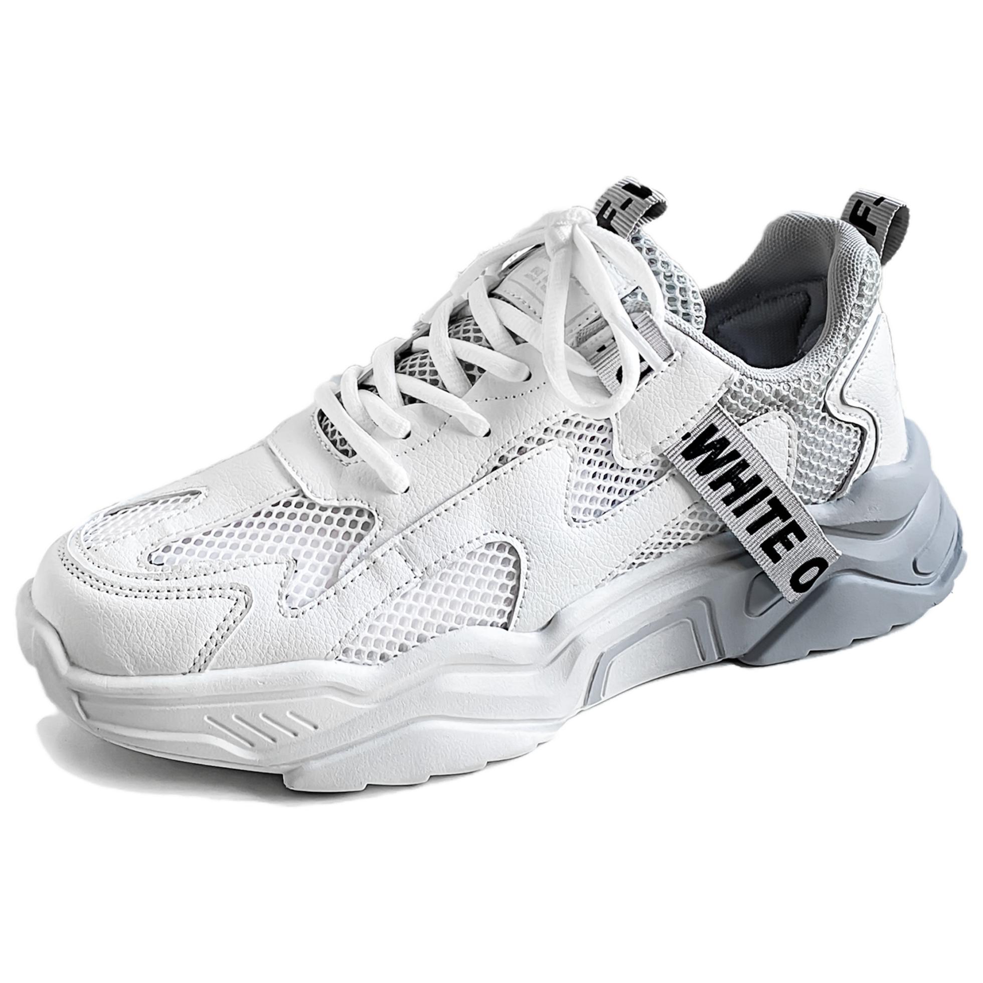 Дышащие, легкие, нескользящие низкие кроссовки на массивной подошве для мужчин TONYBEAR, White Gray
Дышащие, легкие, нескользящие низкие кроссовки на массивной подошве для мужчин TONYBEAR, White Gray