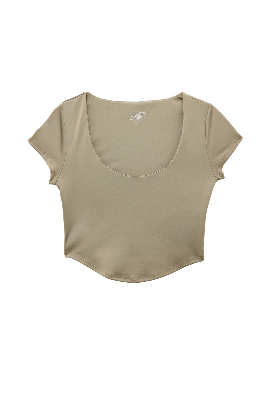Футболка Koton Basic T-shirt, Khaki
Футболка Koton Basic T-shirt, Khaki