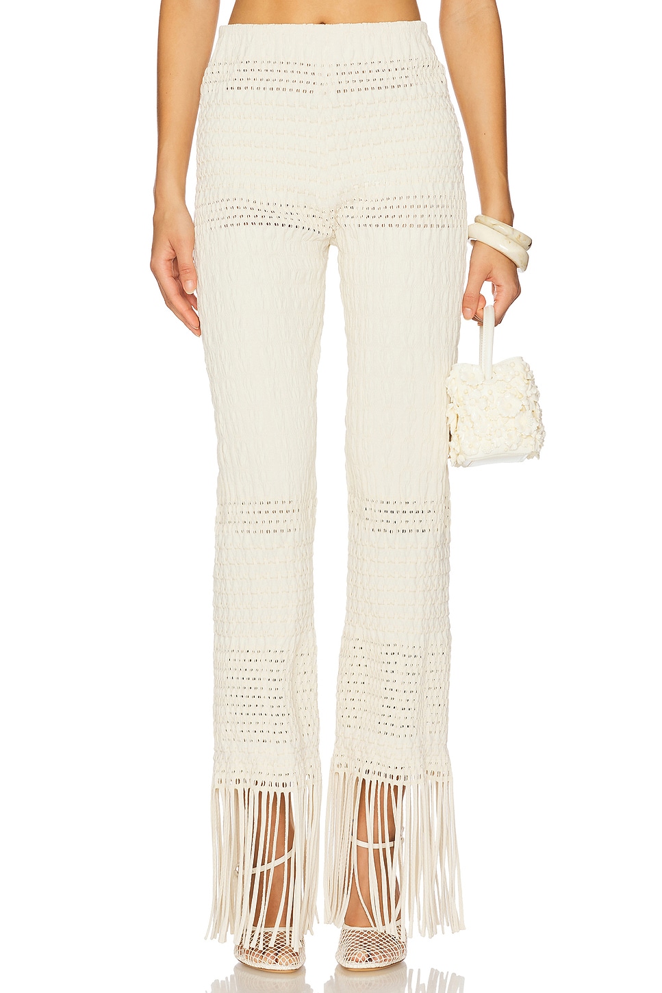 Брюки Miciel Nanushka, creme
Брюки Miciel Nanushka, creme