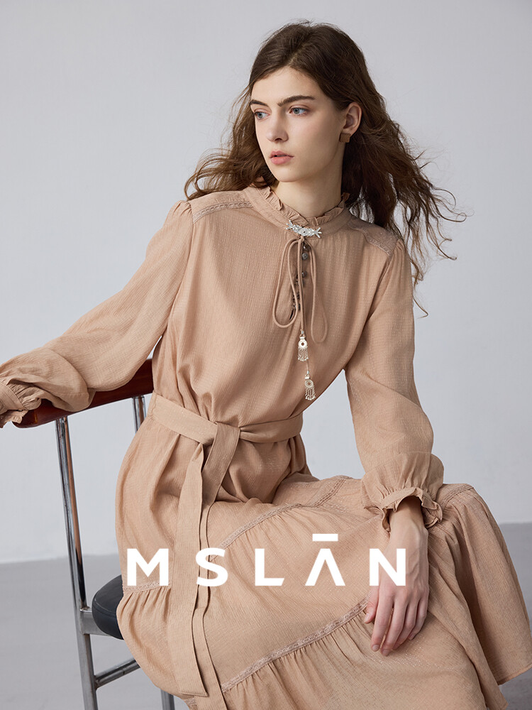 Длинное платье Mslan романтическое для женщин, миндальный цвет
Длинное платье Mslan романтическое для женщин, миндальный цвет