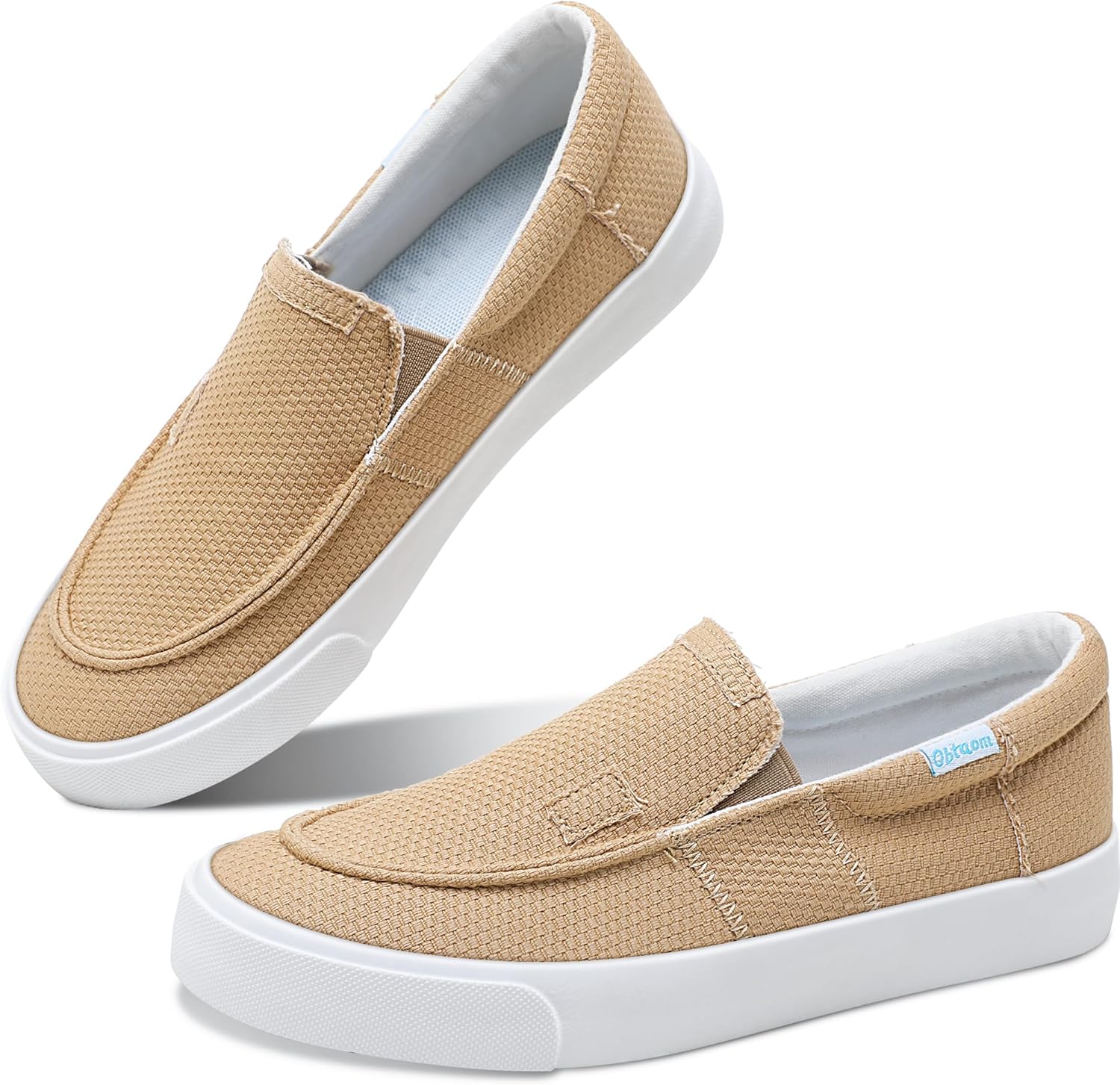 Obtaom слипоны на тканевой основе, удобные кеды с поддержкой свода стопы, повседневные модные кроссовки из ткани, Tan
Obtaom слипоны на тканевой основе, удобные кеды с поддержкой свода стопы, повседневные модные кроссовки из ткани, Tan