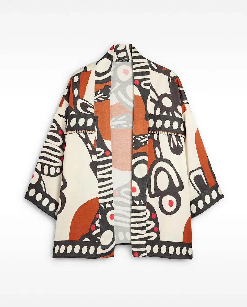 Женское кимоно из 100% вискозы с геометрическим принтом Parfois, многоцветный
Женское кимоно из 100% вискозы с геометрическим принтом Parfois, многоцветный