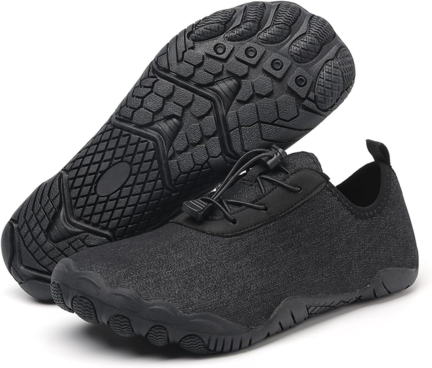 Мужские вязаные походные ботинки, сухие, нескользящие спортивные водные туфли с регулируемым эластичным ремнем, удобной мягкой подошвой, для ходьбы и тренировок Fifilapin, черный
Мужские вязаные походные ботинки, сухие, нескользящие спортивные водные туфли с регулируемым эластичным ремнем, удобной мягкой подошвой, для ходьбы и тренировок Fifilapin, черный