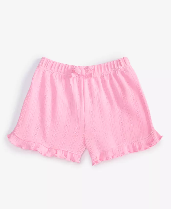 Шорты для девочек в технике пойнтеле First Impressions, розовый
Шорты для девочек в технике пойнтеле First Impressions, розовый