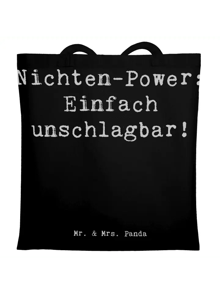 Сумка для переноски Mr & Mrs Panda Nichte Power, черный 
Сумка для переноски Mr & Mrs Panda Nichte Power, черный