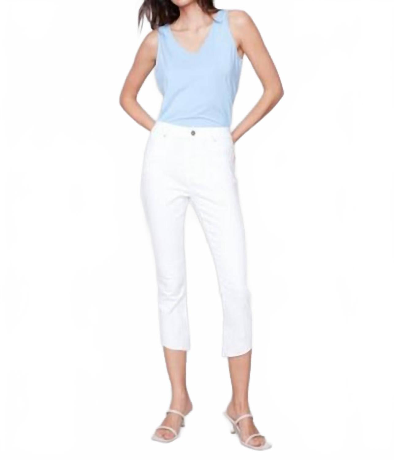 Джинсы с асимметричным подолом белые CHARLIE B
Джинсы с асимметричным подолом белые CHARLIE B