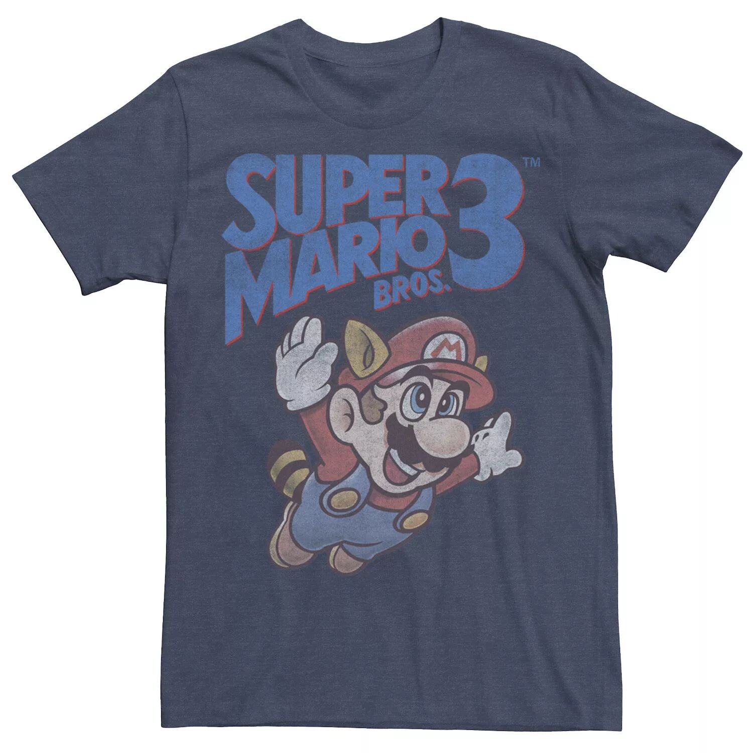 Мужская футболка Nintendo Super Mario 3 с потертыми вставками с персонажами Licensed Character
Мужская футболка Nintendo Super Mario 3 с потертыми вставками с персонажами Licensed Character