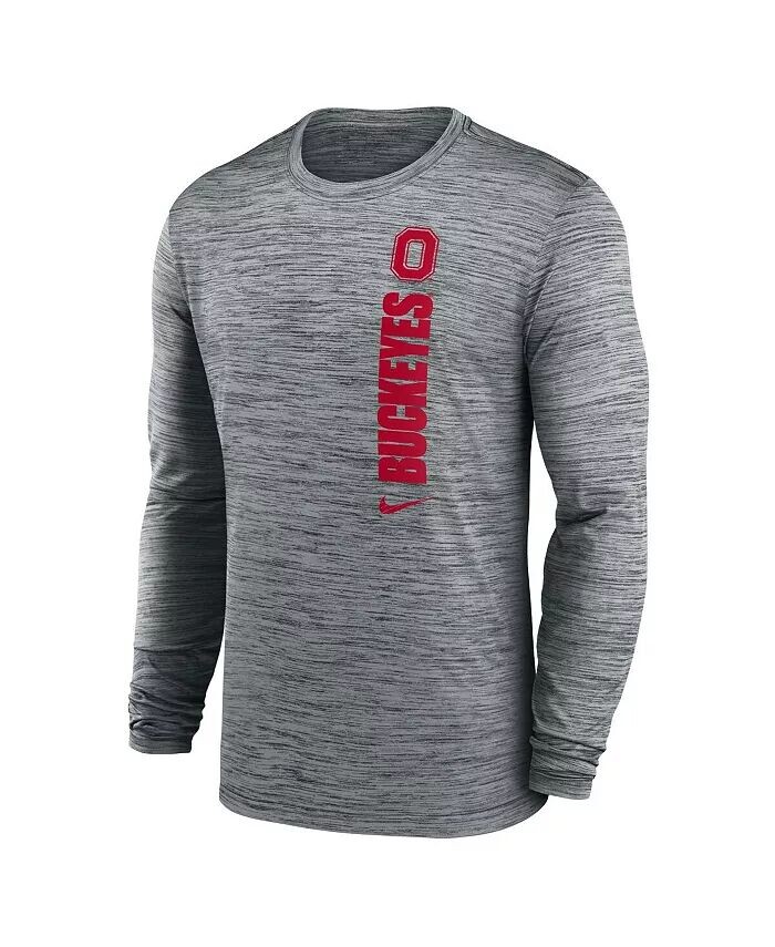 Футболка мужская Heather Gray Ohio State Buckeyes 2024 Sideline Velocity Performance с длинным рукавом Nike
Футболка мужская Heather Gray Ohio State Buckeyes 2024 Sideline Velocity Performance с длинным рукавом Nike