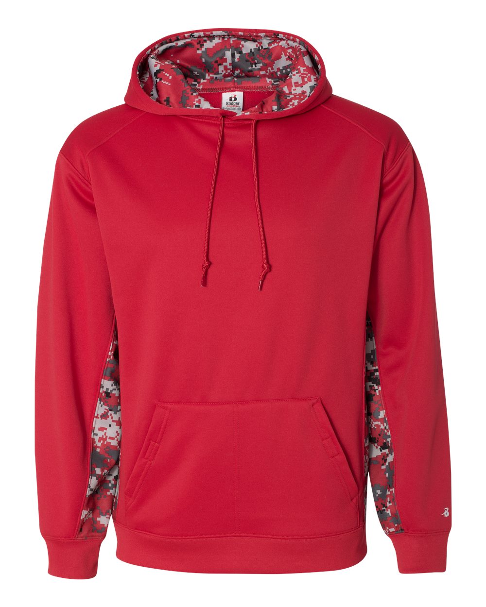 Мужская флисовая толстовка с капюшоном Digital Camo Colorblock Performance Badger, красный/красный
Мужская флисовая толстовка с капюшоном Digital Camo Colorblock Performance Badger, красный/красный