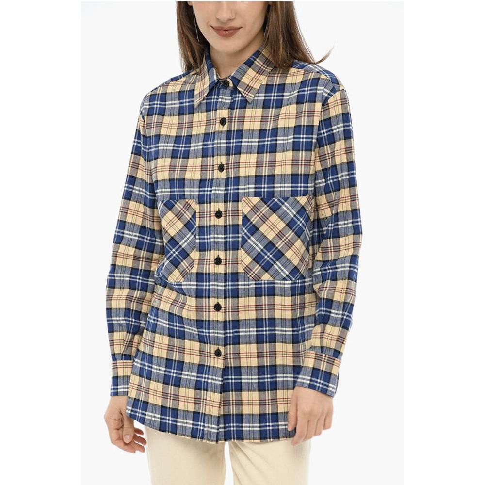 Рубашка в клетку «тартан» с двойными нагрудными карманами Woolrich, Multicolor 
Рубашка в клетку «тартан» с двойными нагрудными карманами Woolrich, Multicolor